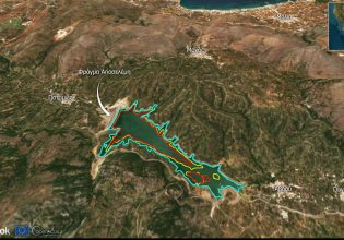 Κρήτη: Δραματική μείωση στο φράγμα Αποσελέμη – «Εξαφανίζεται» η τεχνητή λίμνη
