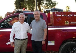 Νέο πυροσβεστικό όχημα προστέθηκε στο Δήμο Παπάγου-Χολαργού