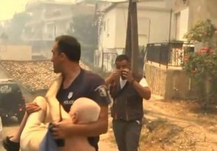 Φωτιά στην Πάτρα: Αστυνομικός σώζει ηλικιωμένο από τις φλόγες – Συγκλονιστικό βίντεο
