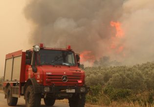 Φωτιά στην Πρέβεζα – Μήνυμα 112 για απομάκρυνση από Ράχες και Βλάχικα