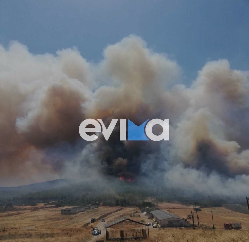 Φωτιά τώρα στην Εύβοια – Σηκώθηκαν 8 εναέρια, ήχησε το 112