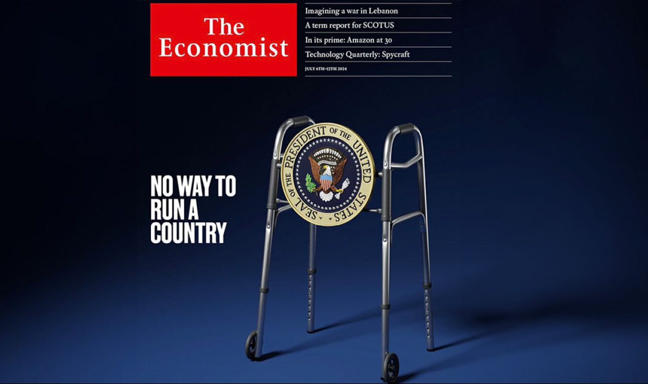 Τζο Μπάιντεν: Το βιτριολικό εξώφυλλο του Economist - Έβαλε ένα «πι» και τον καλεί να αποσυρθεί