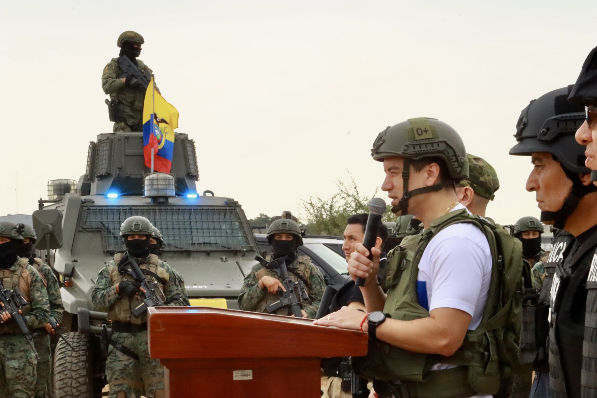 Ισημερινός: Οι ώρες των συμμοριών είναι μετρημένες διαβεβαιώνει ο πρόεδρος Νομπόα