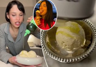 Παγωτό με… ελαιόλαδο και αλάτι: Η συνταγή της Dua Lipa που έγινε viral