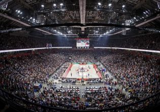 Κατάμεστη η Stark Arena για το Σερβία-Ελλάδα