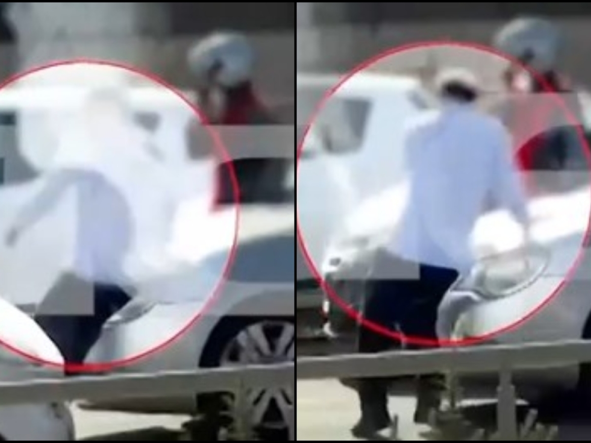 Βαγγέλης Μπουρνούς: Άγρια επίθεση οδηγού στον τέως δήμαρχο Ραφήνας - Σοκαριστικό βίντεο