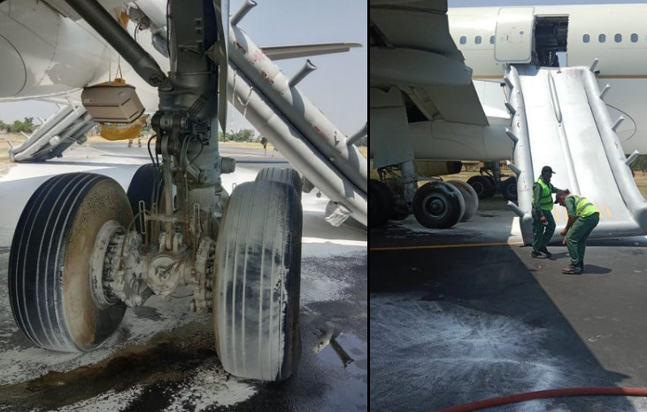 Πακιστάν: Τρόμος για 297 επιβάτες σε πτήση της Saudia Airlines – Φωτιά ξέσπασε στον τροχό του αεροσκάφους