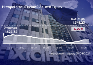 Κραχ στο Χρηματιστήριο Αθηνών με πτώση 6,27%– «Χάθηκαν» 5,9 δισ. από την κεφαλαιοποίηση