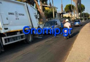 Εργαζόμενη στον Δήμο Πάτρας παρασύρθηκε από βαν εν ώρα εργασίας – Στο νοσοκομείο με σοβαρά τραύματα