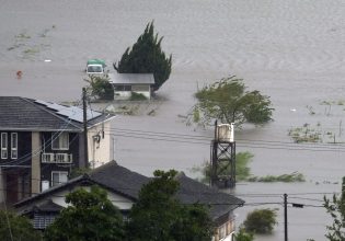 Ιαπωνία: Εκατομμύρια πολίτες κλήθηκαν να εκκενώσουν περιοχές – Σαρώνει ο τυφώνας Shanshan