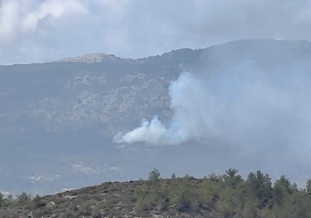 Φωτιά τώρα στη Ρόδο: Σε δασική έκταση στον Μονόλιθο – Επιχειρούν 8 εναέρια μέσα