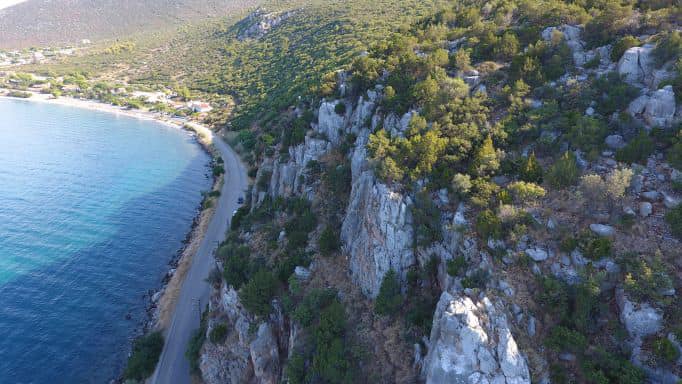 Επανεκκίνηση του έργου βραχοπροστασίας του Δήμου Χαλκιδέων