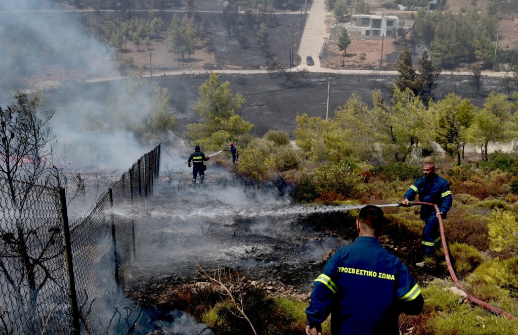 Φωτιά στην Αττική: Μήνυμα 112 για εκκένωση στο Σπατατζίκι Μαραθώνα