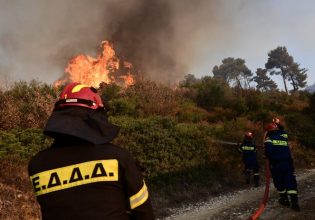 Φωτιά στην Αττική: Μήνυμα εκκένωσης στο Σουφάνι Μαραθώνα προς Νέα Μάκρη