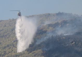 Φωτιά στην Αττική: Σε Γραμματικό, Πεντέλη και Ανατολή Νέας Μάκρης τα κύρια μέτωπα