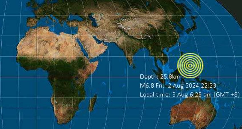 Φιλιππίνες: Σεισμός 6,8 βαθμών κοντά στη νήσο Μιντανάο