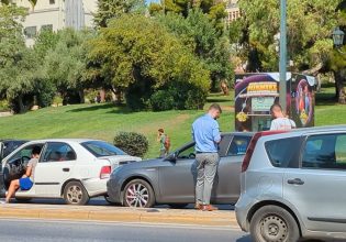 Καραμπόλα τεσσάρων οχημάτων στη Βασιλίσσης Σοφίας