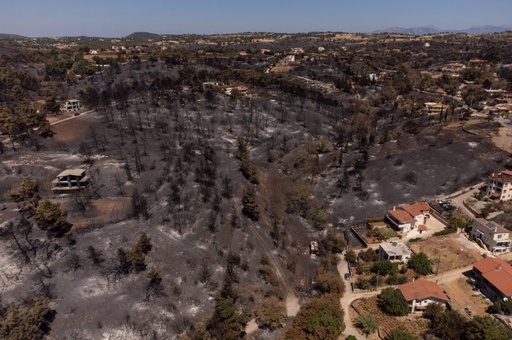 Στάχτη η Αττική: Η ζοφερή πραγματικότητα της επόμενης ημέρας μετά τη φωτιά