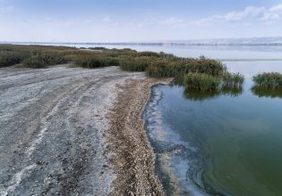 Λειψυδρία: SOS εκπέμπει η λίμνη Κορώνεια – Επικίνδυνη πτώση της στάθμης των υδάτων