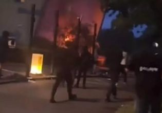Επεισόδια στη Βρετανία: Φασίστες βάζουν φωτιά σε κτίριο με πρόσφυγες