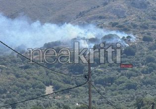 Φωτιά στο Ρέθυμνο: Καίγεται χορτολιβαδική έκταταση στην Κοξαρέ – Συναγερμός στην Πυροσβεστική