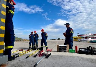 Η Περιφέρεια Νοτίου Αιγαίου ενισχύει με εξοπλισμό τους δασοπυροσβέστες