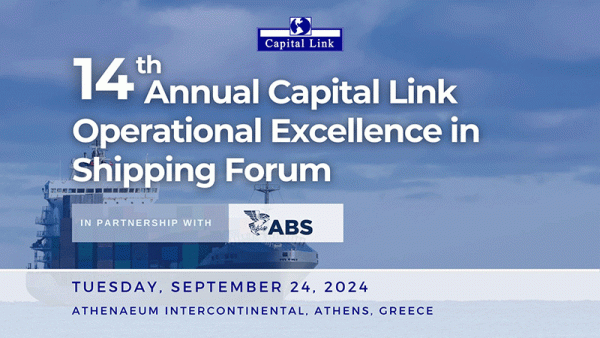 14th Annual Capital Link Operational Excellence in Shipping Forum