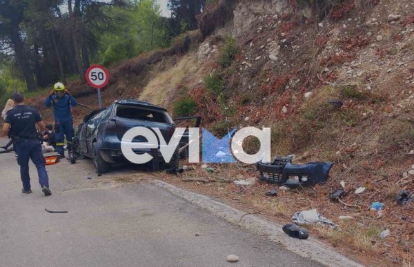 Εύβοια: Αυτοκίνητο έπεσε σε γκρεμό- Τέσσερις τραυματίες