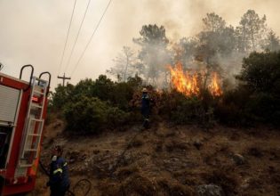 Φωτιά στα Βριλήσσια – Άμεση επέμβαση της πυροσβεστικής