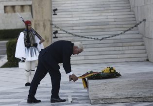 Σταϊνμάιερ: Κατέθεσε στεφάνι στον Άγνωστο Στρατιώτη