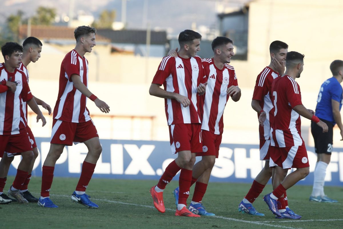 Σαρωτικοί οι Νέοι του Ολυμπιακού: 4-0 με Παναγάκο και Παπακανέλλο – Όλα τα γκολ (vids)