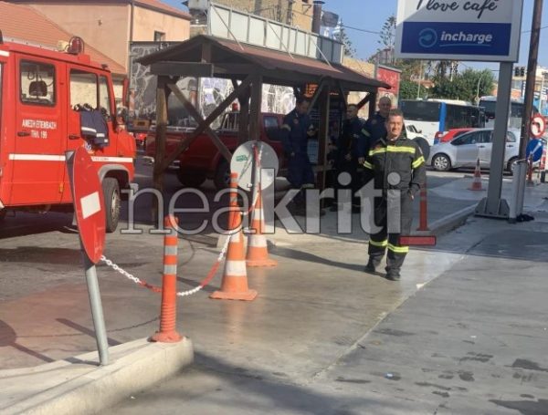 Ηράκλειο: Αυτοπυρπολήθηκε δίπλα σε βενζινάδικο νεαρός άνδρας – Δίνει μάχη για τη ζωή του