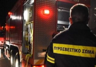 Φωτιά σε εργοστάσιο ανακύκλωσης στο Μαρκόπουλο