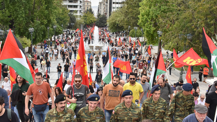 Πολιτικός «πόλεμος» για την παρουσία φαντάρου σε αντιπολεμικό συλλαλητήριο του ΚΚΕ – Τι είπε στην ομιλία του