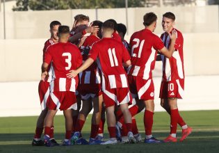 Youth League: Η 11άδα της ομάδας Νέων του Ολυμπιακού για τη ρεβάνς με την Ταλίνα Κάλεβ