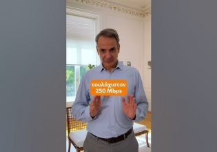 PM Mitsotakis on TikTok on ‘Gigabit Voucher’ Program