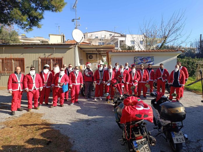 Ξάνθη: Μηχανόβιοι Αϊ Βασίληδες κλέβουν την παράσταση – Δείτε βίντεο