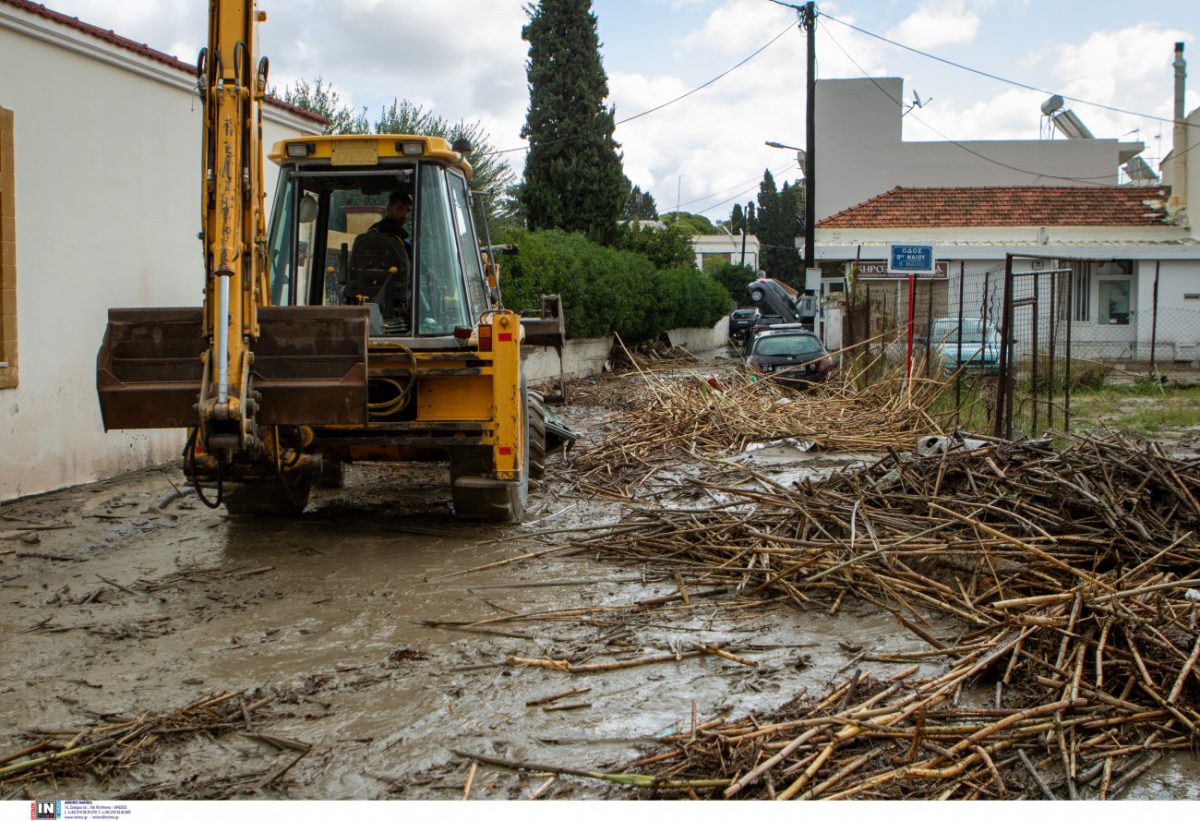 Καταστροφές στη Ρόδο μετά τις πλημμύρες. 