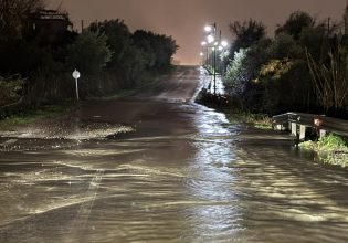 Κακοκαιρία: Σε ποιους δρόμους της Αχαΐας και της Αιτωλοακαρνανίας εντοπίζονται σοβαρά προβλήματα