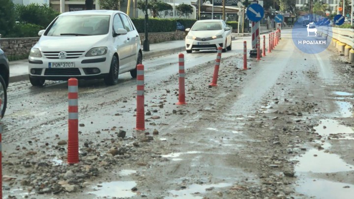 Ρόδος: Έπεσαν 151 χιλιοστά βροχής στο νησί μέσα σε λίγες ώρες