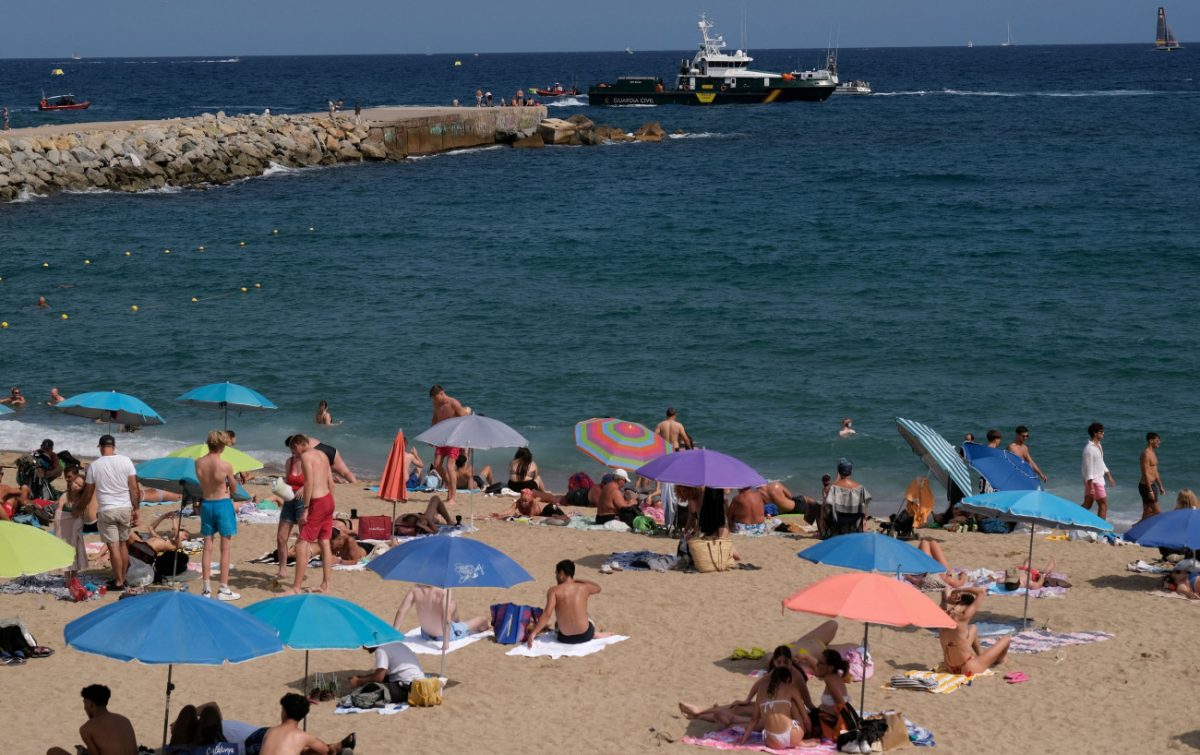 Η παραλία της Μπαρτσελονέτα. 