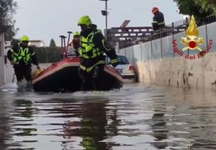 Σικελία: Μέσα σε 4 ώρες έπεσε βροχή ενός μήνα – Υπερχείλισαν ρέματα